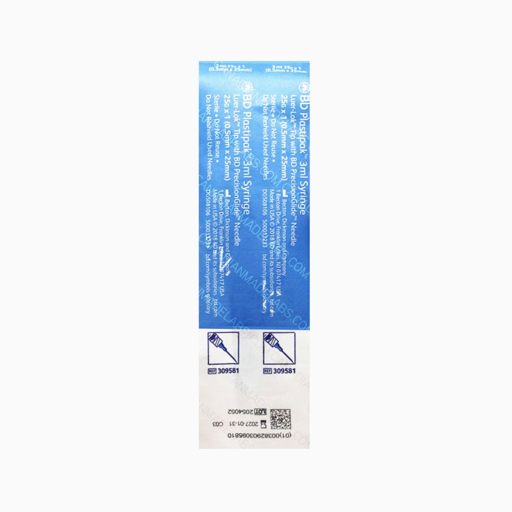 Buy BD Luer-Lok Syringe (3ml) (10-Pack)